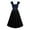B12 Navy plus size summer dresses Clearance Under $5, variant on Cagogo Gothic Dresses for Women Sexy Lace up Sleeveless Medieval Dresses Elegant Vintage Round Neck Renaissance Aline Swing Dresses