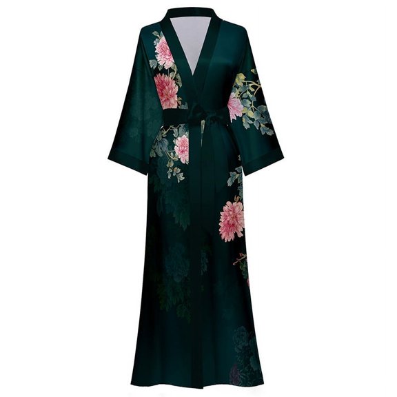 One Size Women's Large Size Pajamas Home Clothes Three-quarter Sleeves