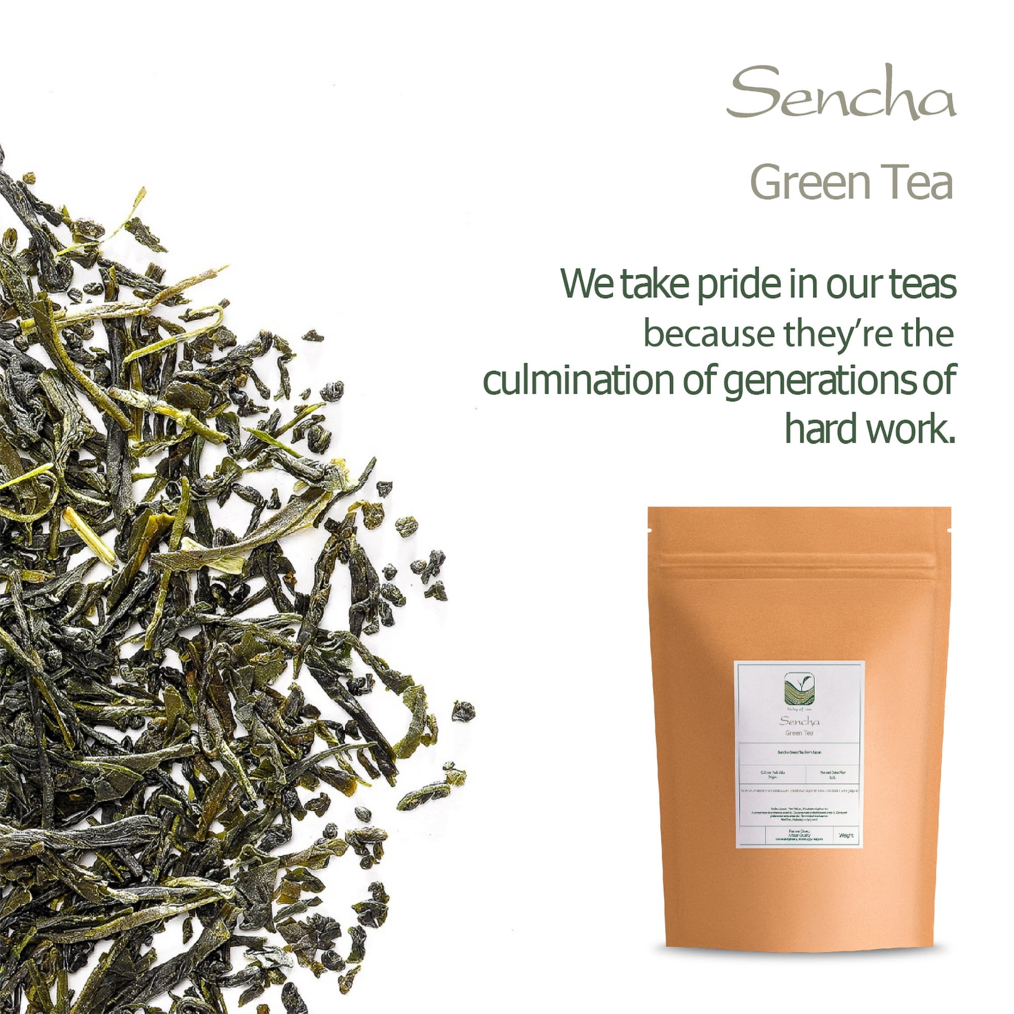 Sencha Green Tea From Japan - Also called Japanese Sen Cha 100g