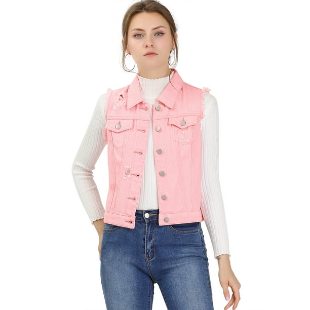 Día de San Patricio Chaleco Vaquero Lavado Cuello Reversible