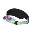 thumbnail image 3 of Disketp Donuts Sun Visors for Women Men Unisex Tennis Golf Visor Hat Adjustable Summer Hats Sport Outdoor Visor Hat UV Protection Cap, 3 of 8