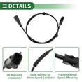 thumbnail image 4 of Sensor de Velocidad de Rueda ABS Unique Bargains Sensor ABS Sistema de Frenado Antibloqueo para Renault Clio 2006-2014 No.0265008928/479005024R Trasera Izquierda Derecha, 4 of 7