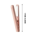 thumbnail image 3 of Mini Curler, Flat Iron, USB Powered Portable Hair Styling Tool with Floating Ceramic Heating Panel for Even Heat Distribution, Quick Heat Up, Low Power Consumption, Small Size for Travel and Daily Use, 3 of 5