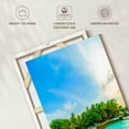 thumbnail image 6 of Elephant Stock Maldives Tropical Jetty Wall Art - Vertical Canvas Wall Art - Living Room Wall Decor - Beach Canvas - Blue And Beige Decor - 8" x 12", 6 of 8