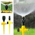 thumbnail image 2 of (Clearance) BNNG Metal Lawn Sprinkler for Yard, Automatic Garden Water Sprinkler on Spike Base, Adjustable Brass Sprinkler Nozzle 360 Degree Large Area Coverage for Lawn Grass Patio Garden, 2 of 8