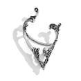 thumbnail image 5 of Ear Cuff 4 Piezas Piercing Cartílago Escalador Envoltura De Oreja Pendientes De Plata Retro Punk Hip Hop Clip En Pendientes Llamativos Regalo para Mujeres, 5 of 5