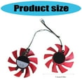 thumbnail image 4 of BQBQERT Efficient 4Pin Cooling Fan for RTX2060 GTX1660 1660Ti Ensures Stable Prolongs Graphics Card Life 75CM T128015CU, 4 of 9