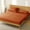 Burnt Orange, variant on 4 Piece Split Head King Sheets Sets for Adjustable Bed Sheet, Flex Head Split Top King Sheets Beige Sheet Set - 1800 Thread Count Bedding Set with 14-16 Inch Deep Pockets
