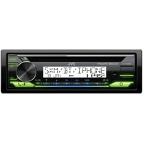 JVC KD-T91MBS Single-DIN In-Dash Powersports/Marine AM/FM/CD Receiver with Bluetooth, Amazon Alexa, and SiriusXM Ready