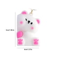 thumbnail image 6 of Cute Cartoon Resin Bear Love Keychain for Couples and Friends as Pendant or Gift, 6 of 9