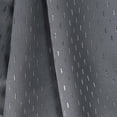 thumbnail image 5 of Superior Shimmer Blackout Curtain Panel, Set Of 2, Rod Pocket Curtains 26" W x 84" L, Grey, 5 of 8