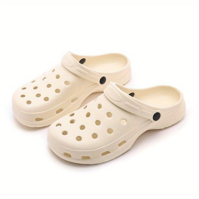 Zuecos de plataforma antideslizantes ligeros informales para hombre, sandalias huecas antideslizantes Unisex para exteriores para interiores y exteriores