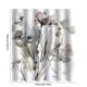 thumbnail image 3 of Cortina de ducha decorativa para baño, tela divisoria, impresión digital, cortina impermeable para baño con ganchos, sin perforaciones, 3 of 5