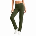 thumbnail image 3 of VBVC Women's Stretchy Straight Leg Yoga Pants , High Waisted Workout Leggings For Women , Ladies' Fall Winter Lounge Trousers with Pockets, S-2XL, 3 of 10