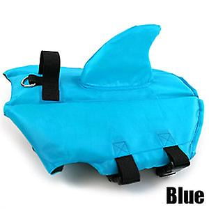 Shark Dog Safety Life Jacket blue1pcs