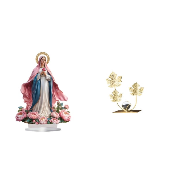 Adorno Decorativo De Mesa Independiente Con Hojas Acrílicas Para Dormitorio, Estantería, Fiestas, Vacaciones, Hogar Moderno, Festivales, Inauguración De Casa. Escultura