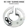 thumbnail image 3 of YIEMEEN Cabinet Door Hardware Steel Hinges with Smooth Open Heavy Duty Door Hinges, 3 of 10