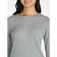 thumbnail image 5 of Time and Tru Women's Thermal Top with Long Sleeves, 2-Pack, Sizes XS-XXXL, 5 of 5