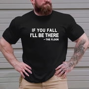 Men'S Summer Casual Stretchy Short-Sleeve Round Neck T-Shirt