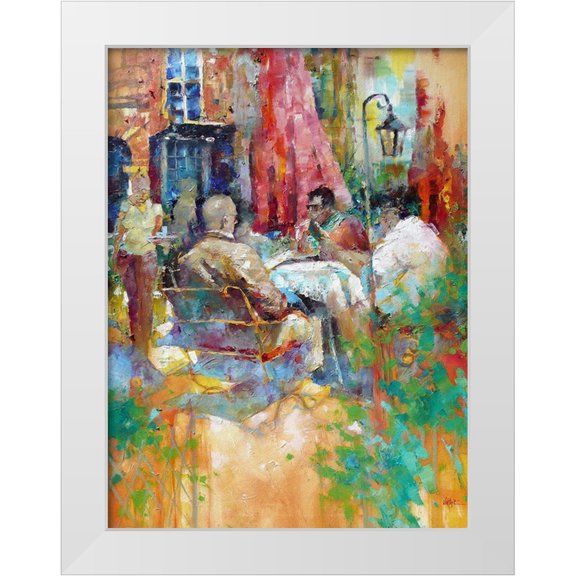 Zakrynycny, Viktor 12x14 White Modern Wood Framed Museum Art Print Titled - Autumn in Gdansk