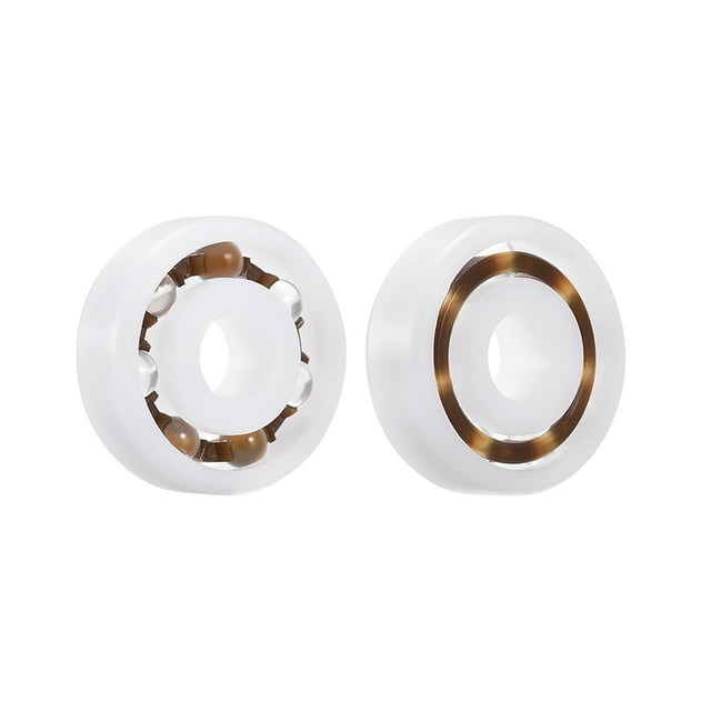 Unique Bargains Roulements en Plastique POM627 Cage en Nylon Boule de Verre 7x22x7mm 2 Pcs