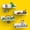White, variant on BlissBox 4-pack White ABS Floating Display Shelves for LEGO Building Bricks