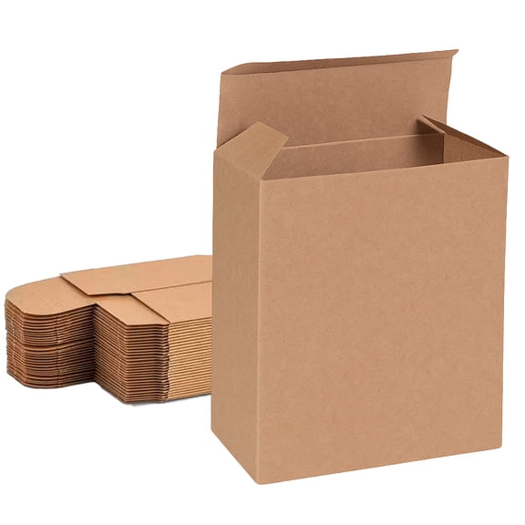 Ucanpack Kraft Product Boxes, Cardboard Packaging Paper Board Gift Box, 5¼ x 2¼ x 5¼" - 500/Bundle