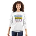 thumbnail image 3 of Retro 90s Millennial Support Group Sweatshirt for Men or Women Brisco Brands S, 3 of 6