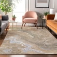 thumbnail image 7 of Addison Rugs Mayfield Premium Machine Washable Transitional Abstract Taupe Rectangle Rug, 3' X 5' Machine Washable Transitional Abstract Taupe Oversized Sherpa Throw Blanket, 7 of 7