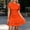Orange, variant on Brunch Dresses for Women off the Shoulder Short Sleeve Ruffle Cute Mini Dress Fit and Flare Summer Dresses Green XL(XL)