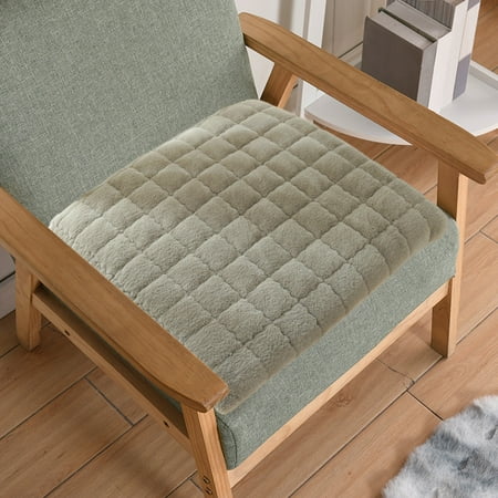 

PATLOLLAV Thickened Plush Seat Cushion 16 Inch Faux Rabbit Plush Cushion Plush Pad Warm Pillow Chair Stool Heightened for Yoga Office Home Cafe Chair Meditation Christmas Clearance