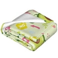 thumbnail image 4 of Bingfone Avocado Work Out Print Flannel Fleece Blanket Throw Blanket For Bed,Sofa,Couch,Travel,Camping(50"X40"), 4 of 9