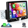 thumbnail image 1 of Single Din Car Stereo Carplay Android Auto, Driauto 7 Inch HD Touch Screen Car Radio with Bluetooth Single Din Mirror Link FM Rad, 1 of 7