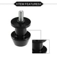 thumbnail image 4 of 1 Pair Motorbike Swingarm Spools 6mm CNC Swing Arm Spools Sliders Stand Black, 4 of 7