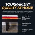 thumbnail image 3 of Hathaway Avenger 9-Foot Shuffleboard for Family Game Rooms with Padded Gutters, Leg Levelers, 8 Pucks and Wax, 3 of 7