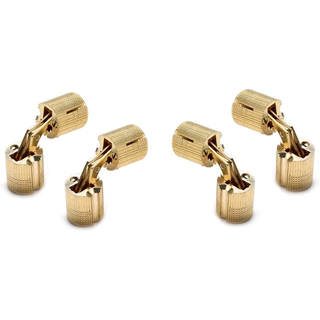 Bisagra invisible de latón de 16 mm, bisagra oculta de cobre puro, para joyero, caja de regalo, encimeras (4 unids/lote) XianweiShao 8390615612487
