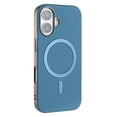 thumbnail image 3 of Allytechgroup iPhone 16 Case with Magnetic Ring, Compatible with Magsafe Slim Back Cover Flannel Inner Lining Shockproof Protective Phone Case for Apple iPhone 16, Lightblue, 3 of 6