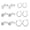 Silver-1, variant on YEUOYEA 6 Pairs Stud Earrings for Women, Small Huggie Hoop S925 Sterling Silver Post Hypoallergenic Earring Sets, Jewelry Gifts