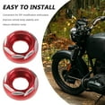 thumbnail image 3 of unbranded 20Ud Arandelas Decorativas De Aluminio Rojo Para Montaje De Licencia Motocicleta, 3 of 6