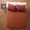 thumbnail image 3 of VCNY Home Kaleidoscope Geometric Orange 3 Piece Bed Quilt & Sham Set, Full/Queen, 3 of 5
