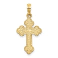 thumbnail image 4 of FB Jewels 14K Yellow Gold Budded Cross Pendant, 4 of 4