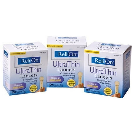 Albolene Relion 30g Lancets 3 Pack