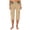 Khaki, variant on ZZwxWA Spring Summer Womens Cargo Capri Pants Casual Outdoor Hiking Capris with Pockets Y2k Lightweight Stretchy Twill Loose Cargo Pants