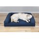 thumbnail image 2 of Sofá Cama Furhaven Espuma Viscoelástica Ortopédico Azul Marino Jumbo para Perros y Gatos, 2 of 9