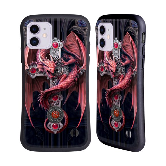 Head Case Designs Officially Licensed Anne Stokes Dragons Gothic Guardians Hybrid Case Compatible with Apple iPhone 11