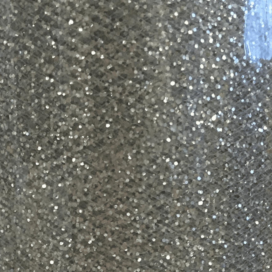 Silver Metallic Glitter Dot Tulle Fabric – Prism Fabrics & Crafts