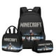 thumbnail image 1 of Minecraft Backpack Set for Students with Double Layer Pencil Case and Lunch Bag, 24 Styles, Waterproof School Supplies, 1 of 4