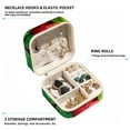 thumbnail image 2 of Apple Travel Portable Square Jewelry Display Case: Storage Solution for Rings, Earrings, Necklaces, Bracelets, and More! Ideal for Girls and Women: Jewelry Stand, Display, and Box in One, 2 of 6