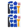 thumbnail image 2 of Guardoinrt Caulk Tool Kit Reusable Multi Angle Scraper Remover Glass Glue Applicator Spreader Finishing Set Window Kitchen Blue 2Set, 2 of 6