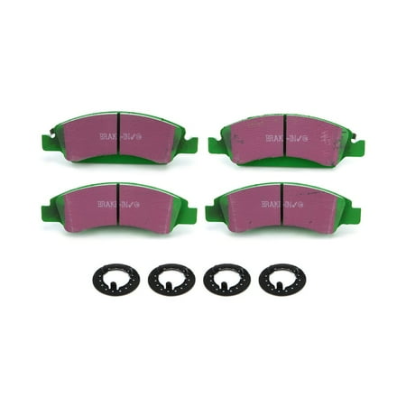 EBC Brakes Greenstuff 6000 Series Heavy Duty 4x4/SUV/Light Truck Brake Pad Set Fits select: 2008-2019 CHEVROLET SILVERADO, 2008-2019 GMC SIERRA